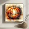 Pumpkin Leaf Tree Diamond Painting Kit for Adults & Beginners – 5D Full Round Drill Autumn Diamond Art Kit, Fall Landscape Gem Craft for Home Wall Décor, 13.8 x 13.8 Inch